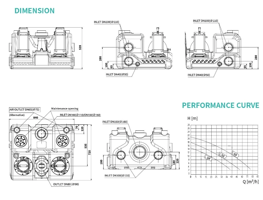 DMJ170 dimension drawing from the 2026 catalog