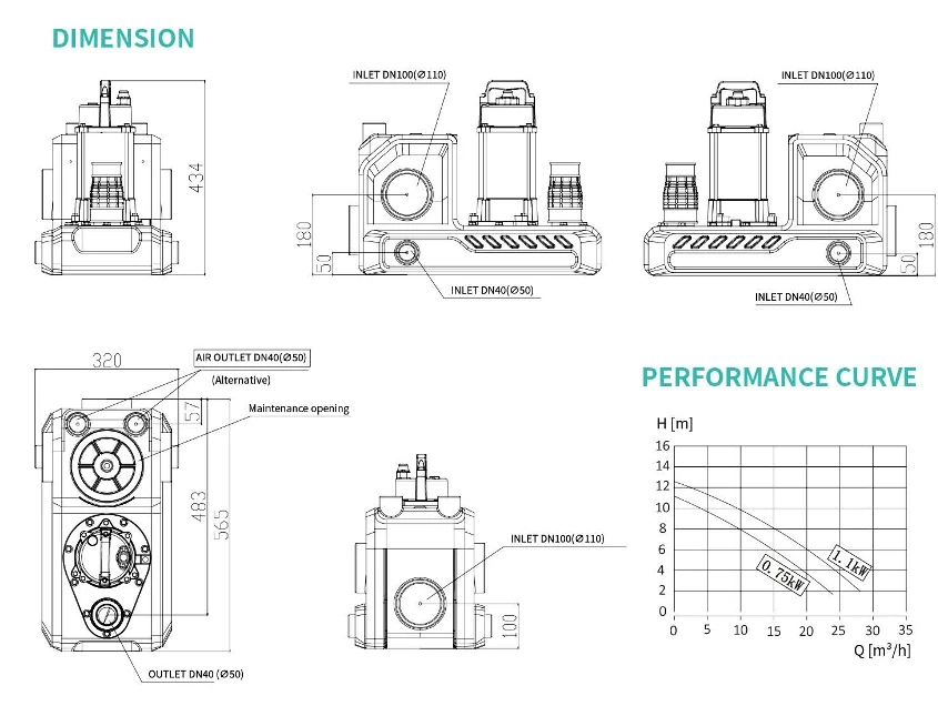 DMJ25 dimension drawing from the 2026 catalog