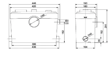 WL600D dimension drawing from the 2026 catalog