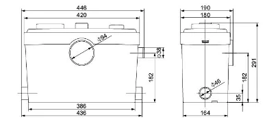 WL750A dimension drawing from the 2026 catalog